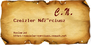 Czeizler Nárciusz névjegykártya